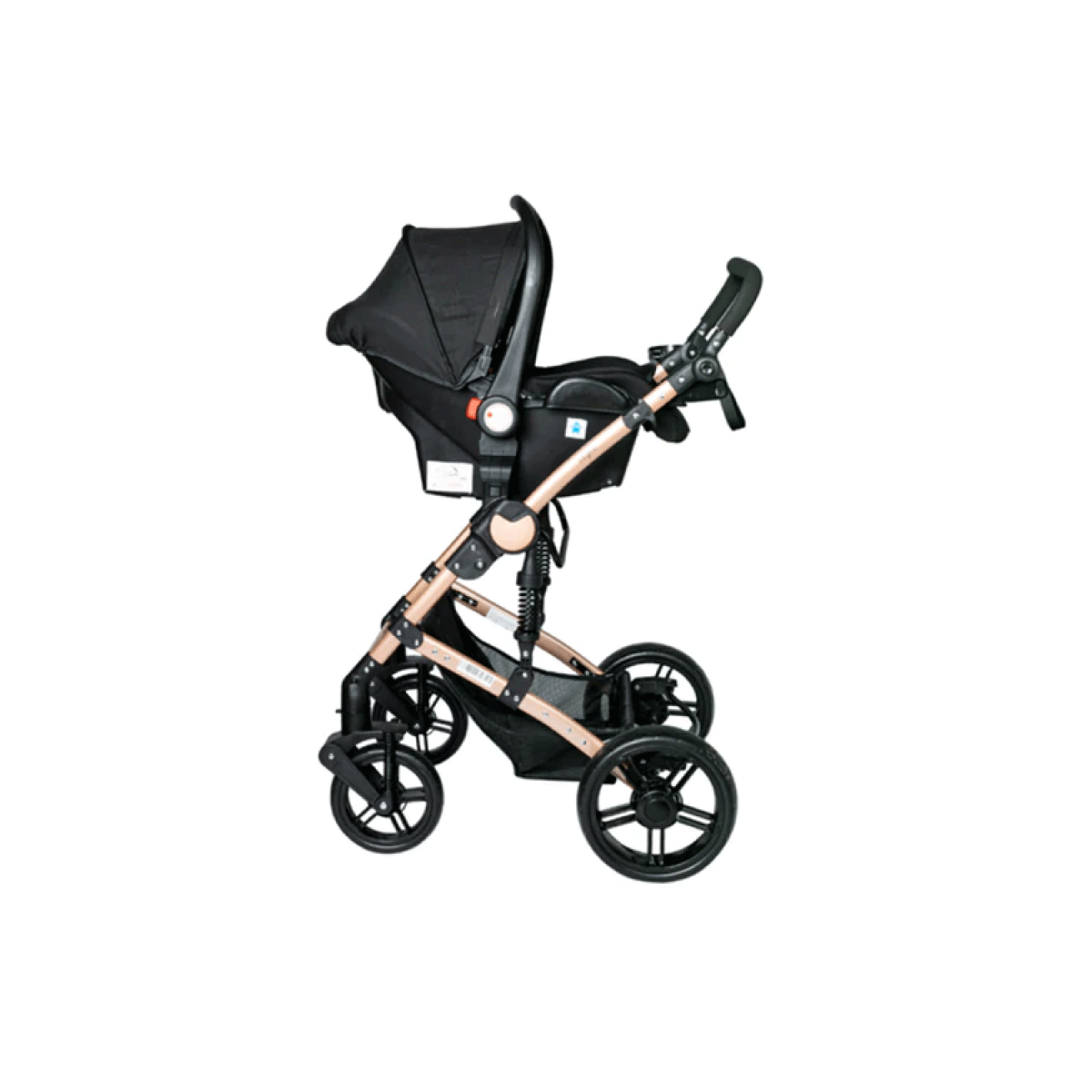 Coche Con Huevito Laika Travel System Baby One Negro