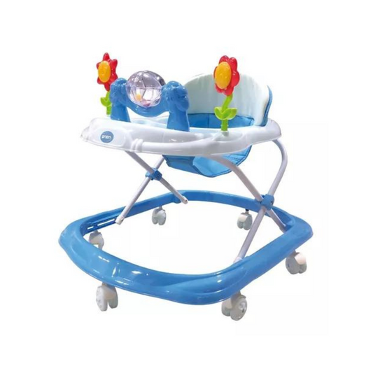 Andador Bebe Con Bandeja Musical Azul