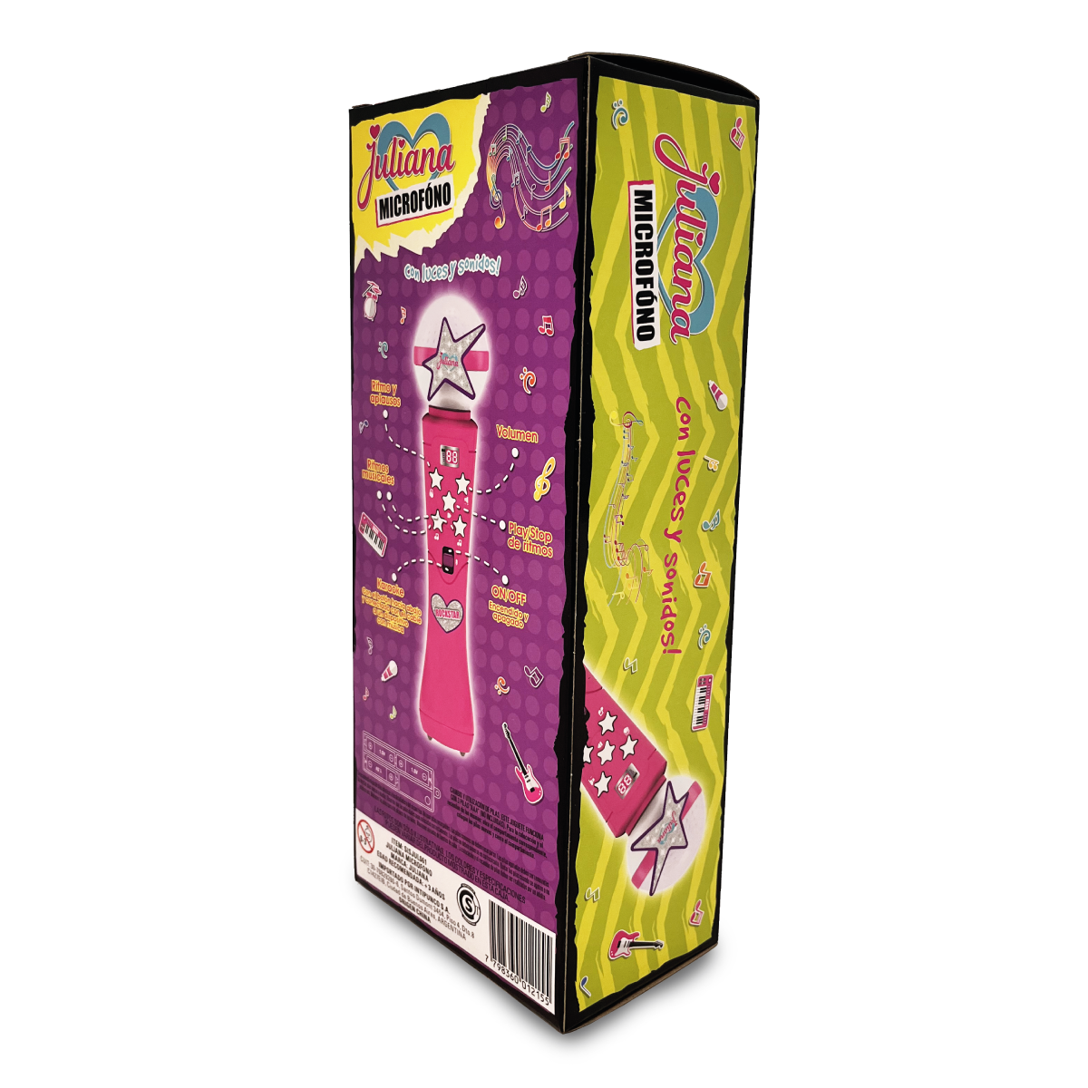 Juliana Micrófono Karaoke con Luz y Sonido