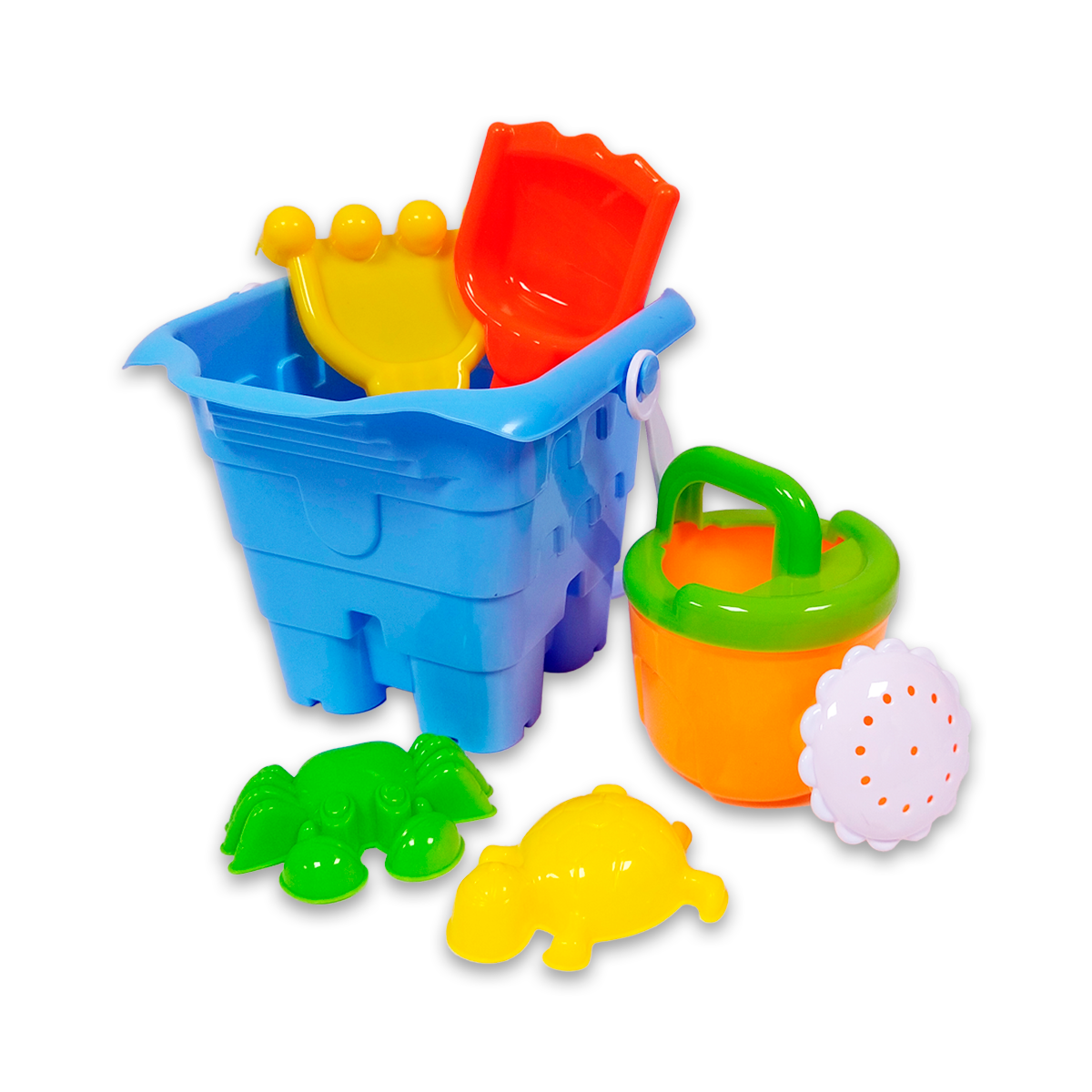 Juegos de playa y balde