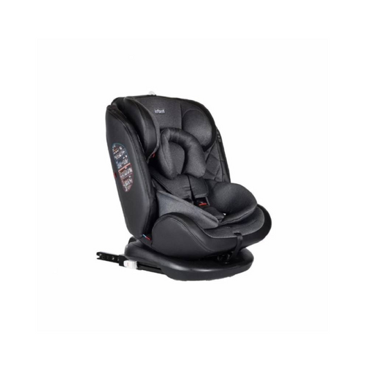 Butaca de Auto para Bebe 360° con Isofix color Gris Oscuro