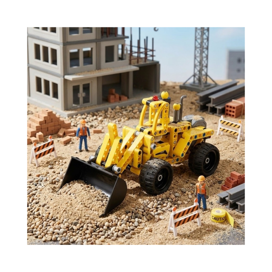 Pala Cargadora Pullback Bloques CaDA Technic