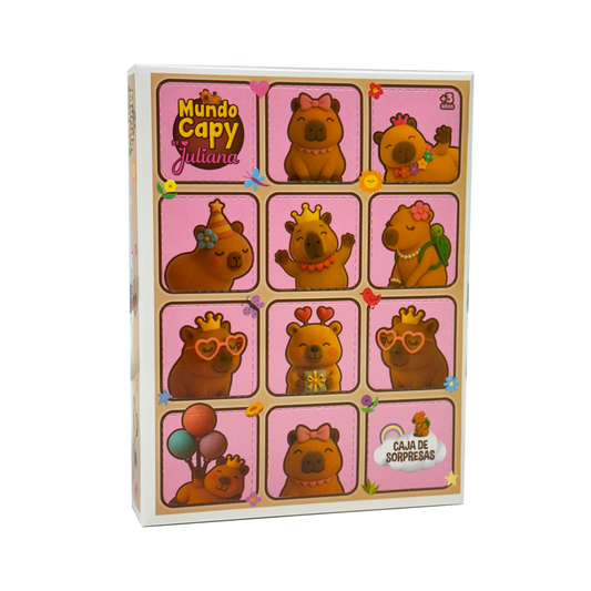 Caja De Sorpresa Mundo Capy By Juliana