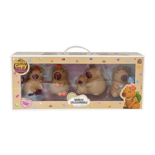 Muñecos Coleccionables Mundo Capy By Juliana