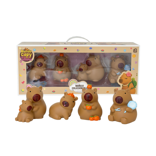 Muñecos Coleccionables Mundo Capy By Juliana