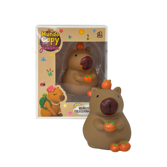 Muñeco Coleccionable x1  Mundo Capy By Juliana