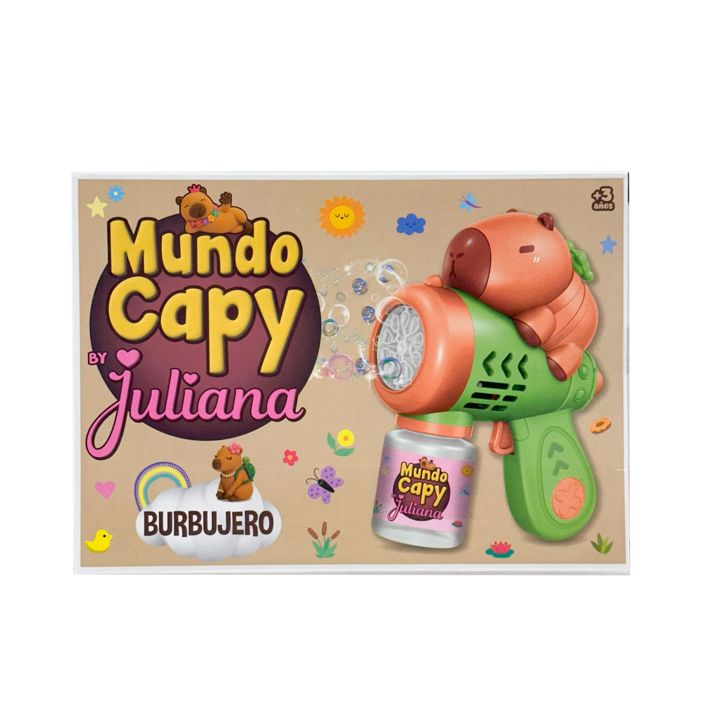 Burbujero Electronico Mundo Capy By Juliana