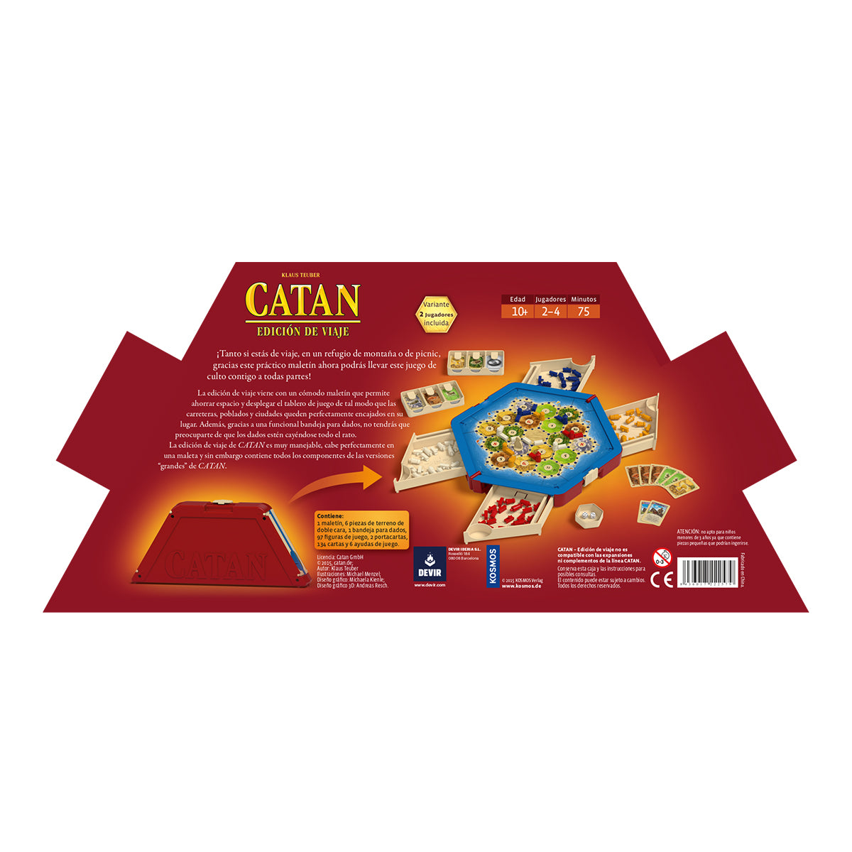 Juego de mesa Catán edición de viaje