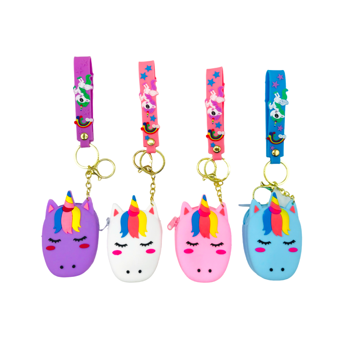 Llavero Monedero Unicornio