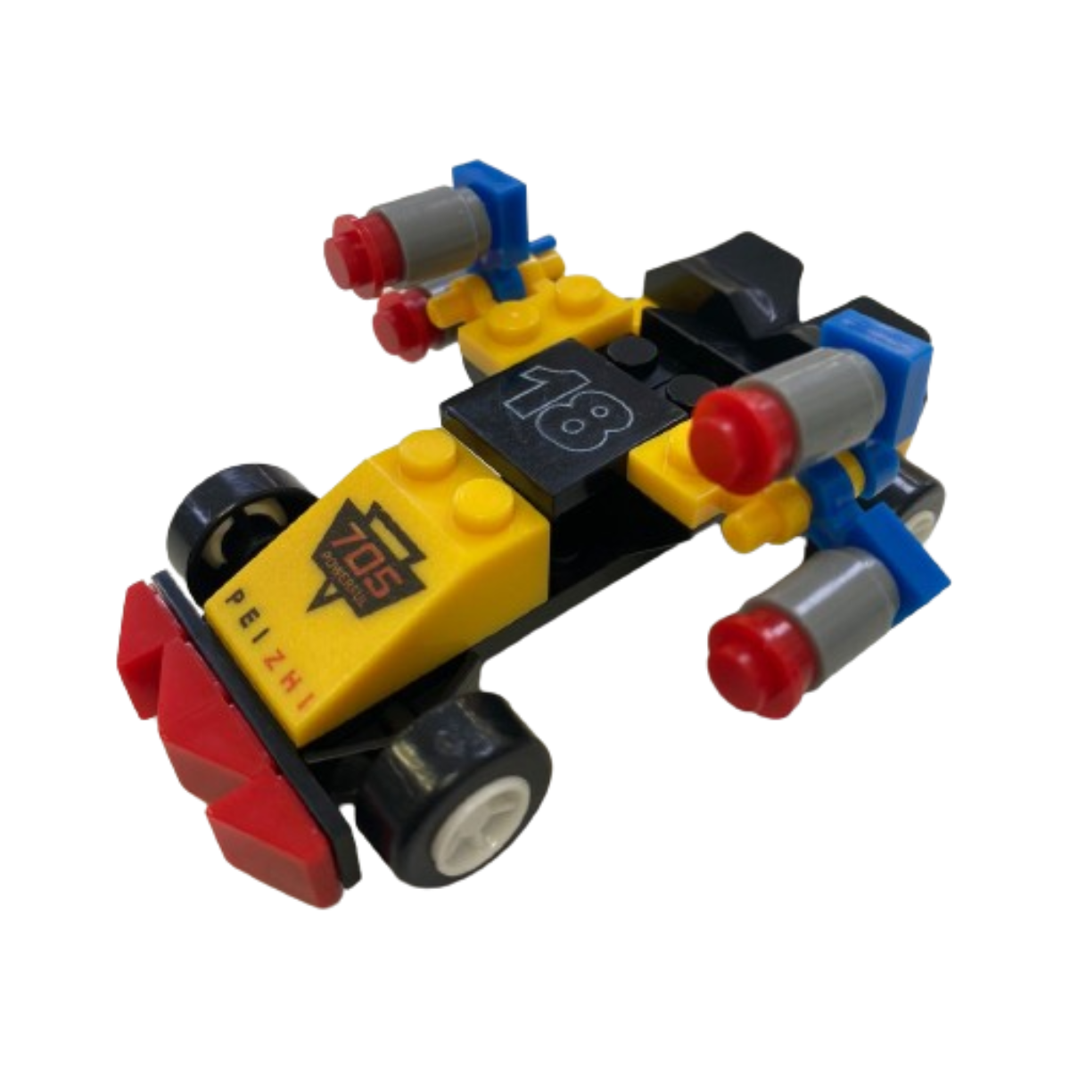 Bloques Auto De Carrera Para Armar