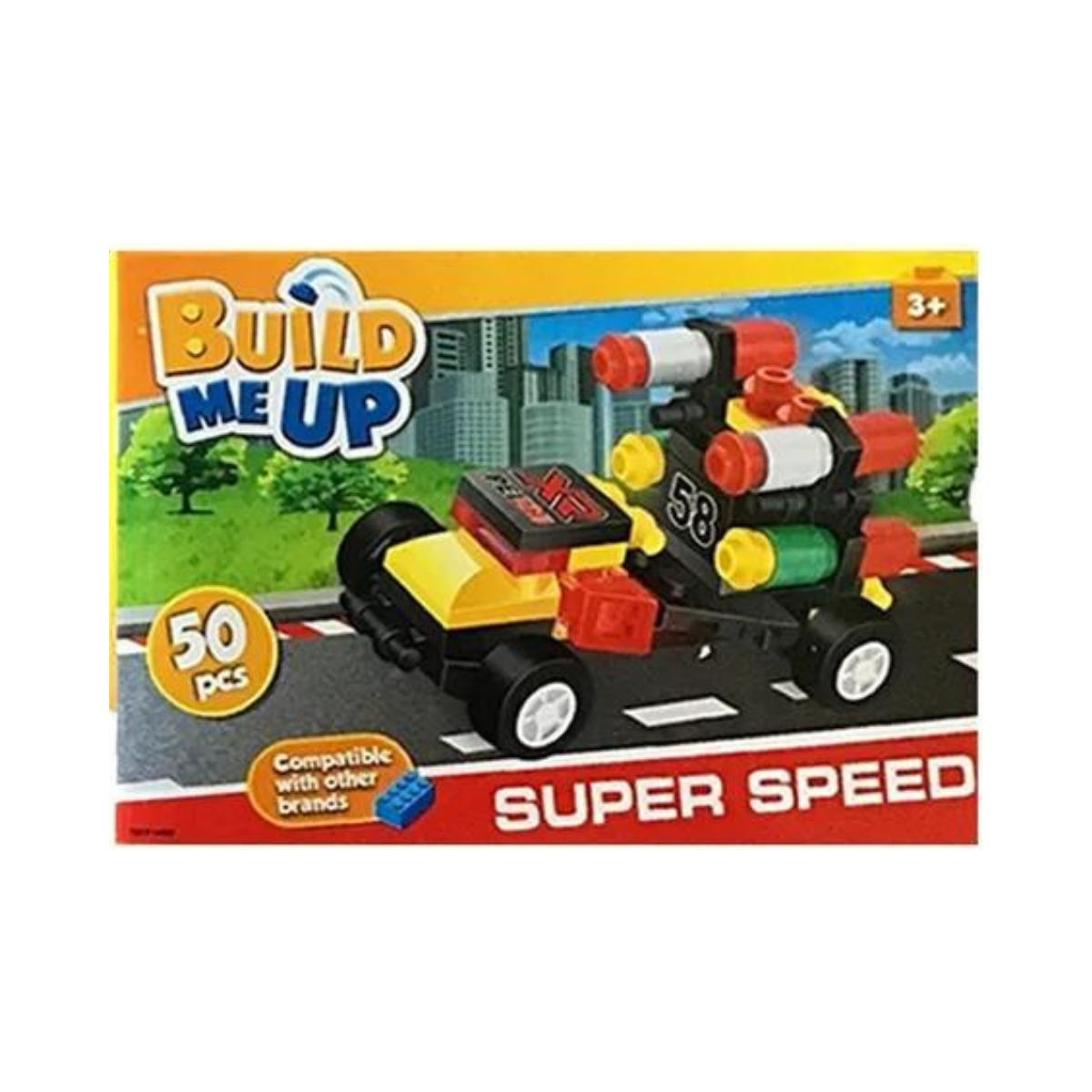 Bloques Auto De Carrera Para Armar