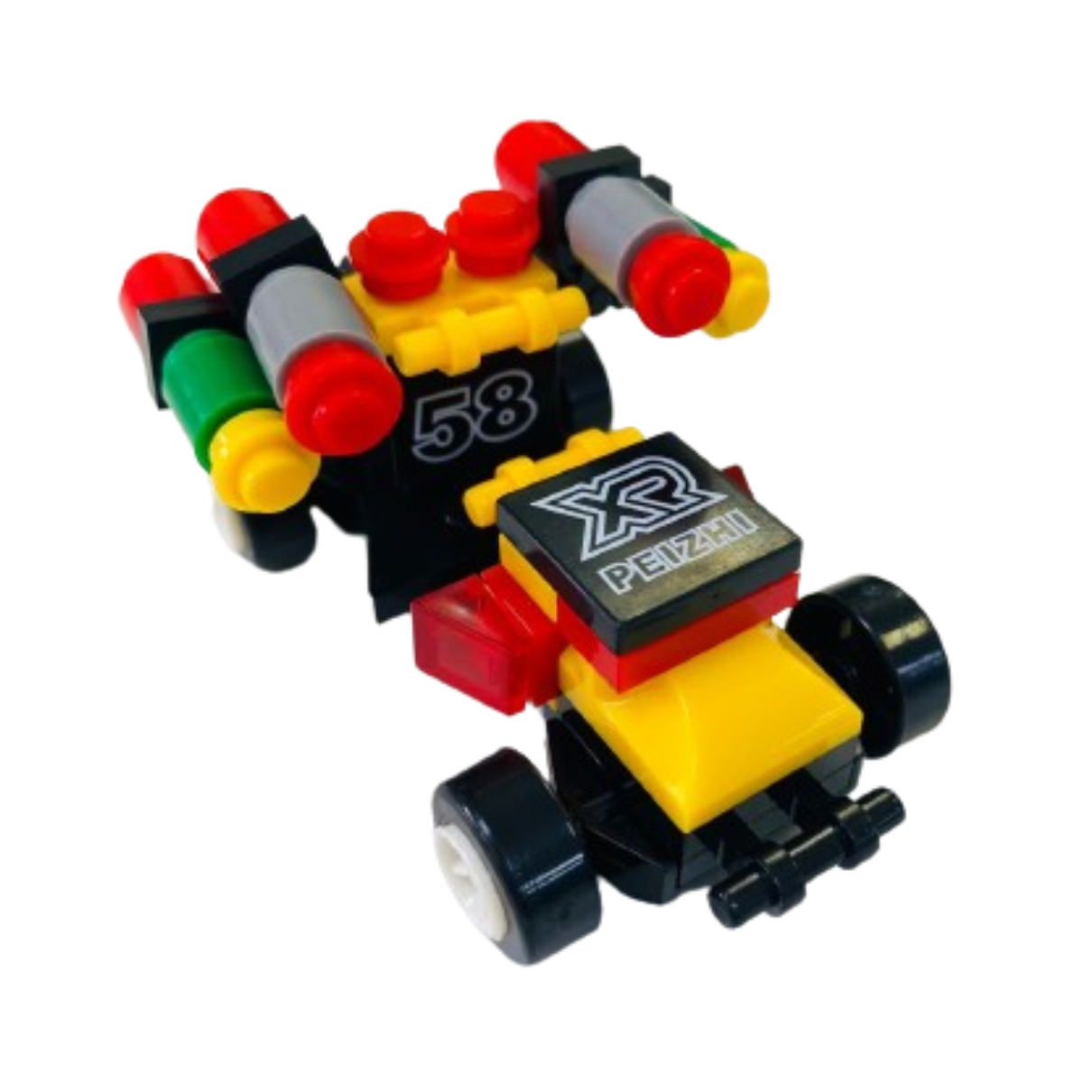 Bloques Auto De Carrera Para Armar