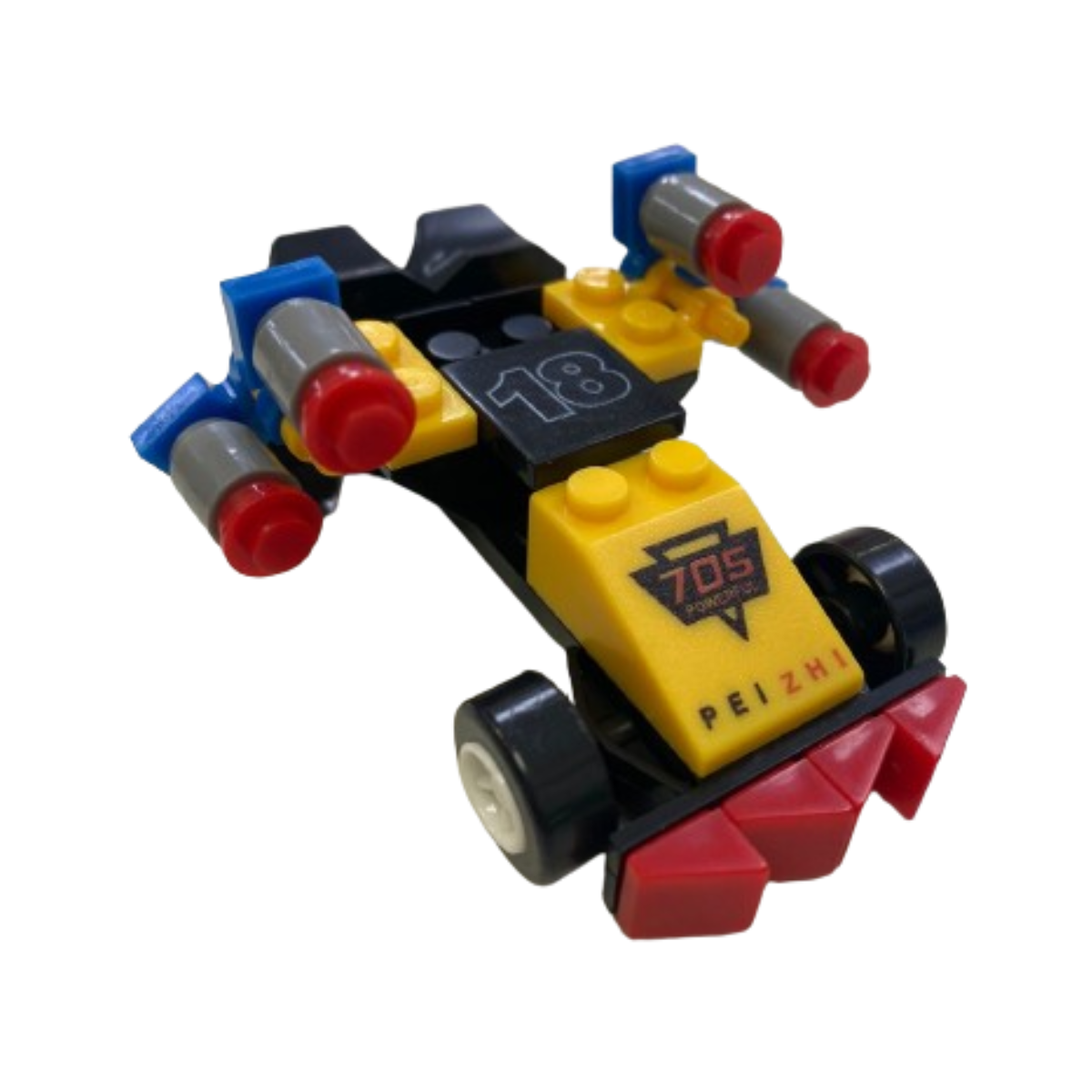 Bloques Auto De Carrera Para Armar