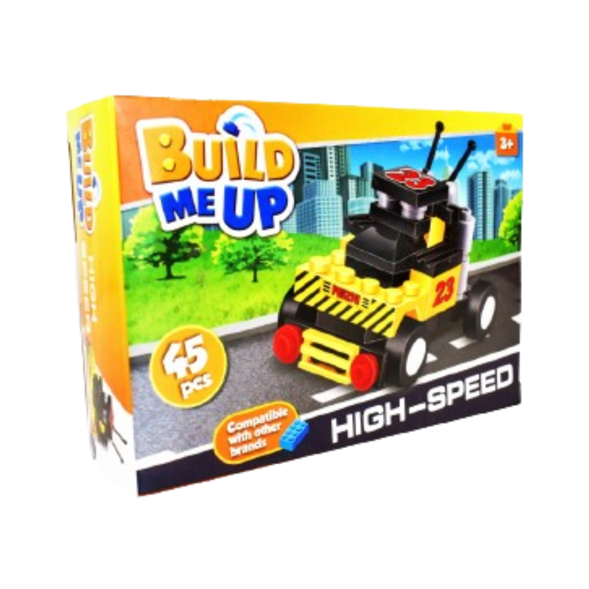 Bloques Auto De Carrera Para Armar