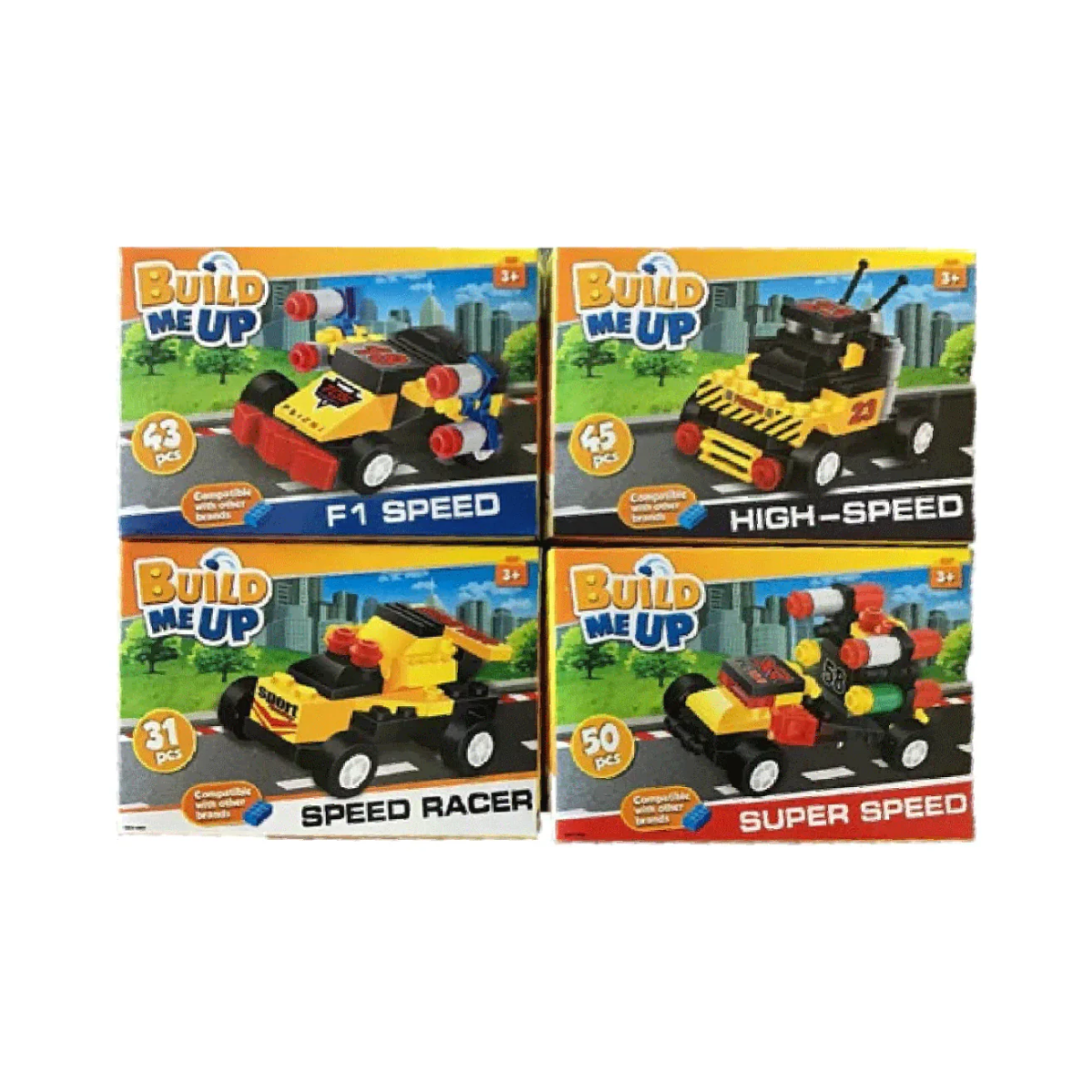 Bloques Auto De Carrera Para Armar