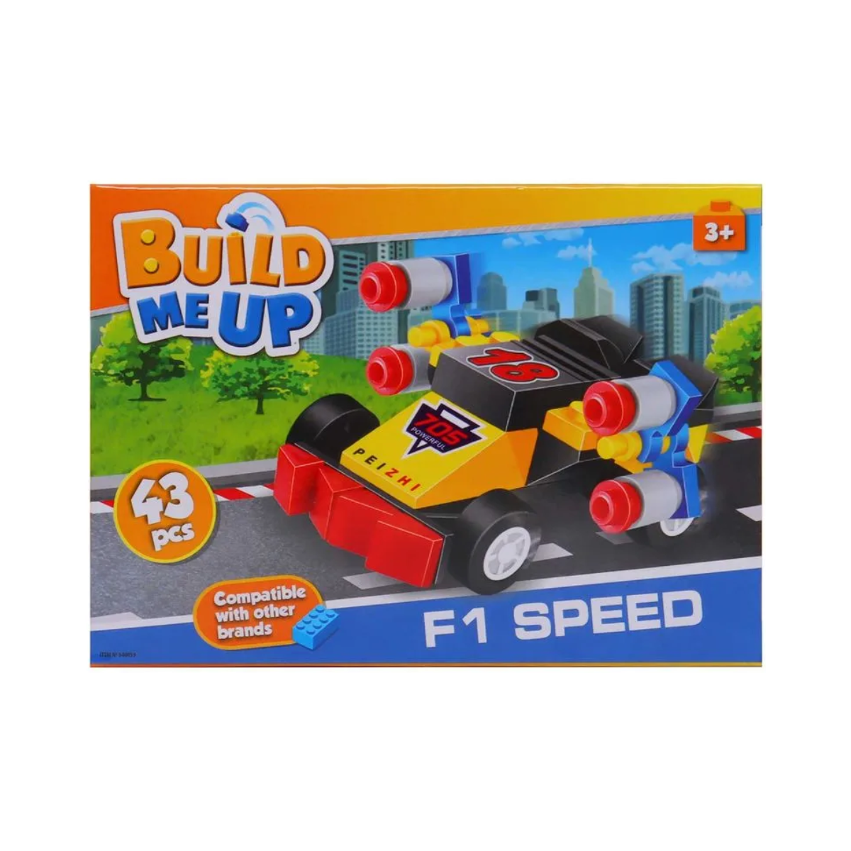 Bloques Auto De Carrera Para Armar