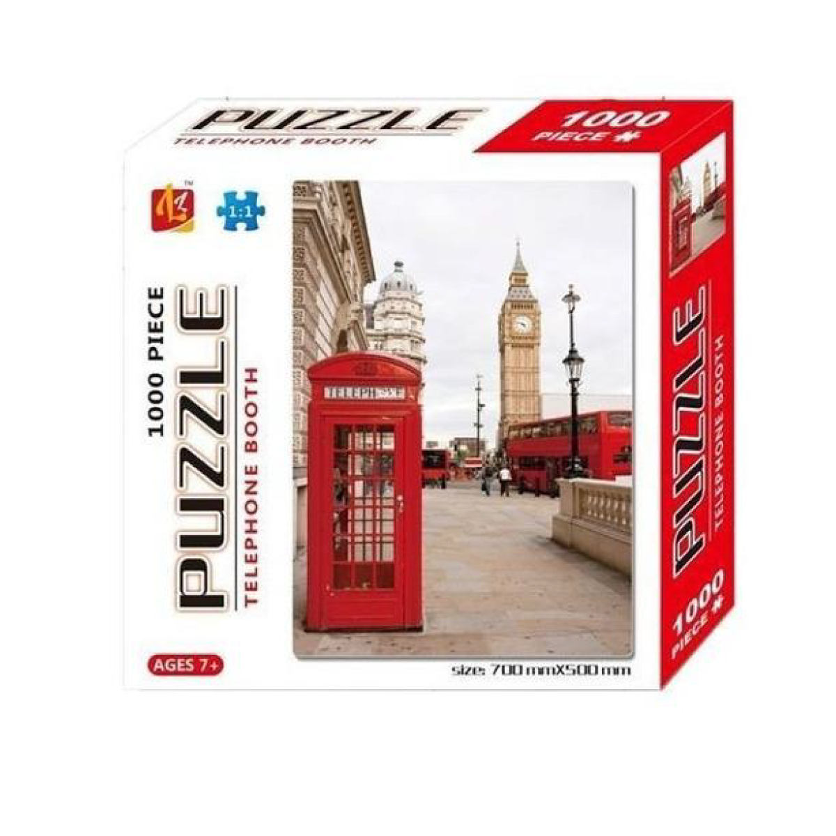Rompecabezas Telephone Booth 1000 Piezas