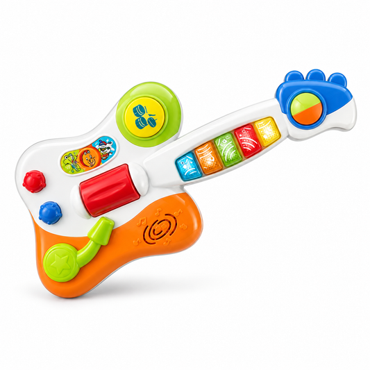 Guitarra Con Luz Y Sonido Pequeña Rock Star Winfun