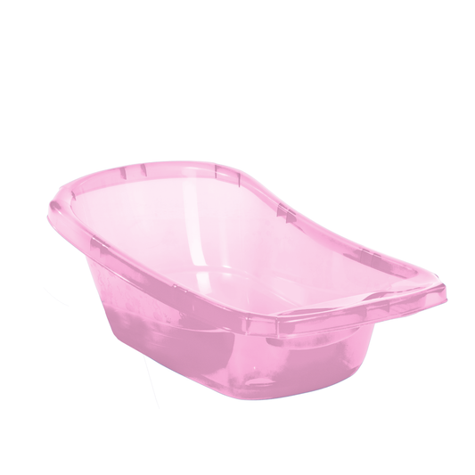 Set de Baño Bebé Bañera Ergonómica + Reductor Reposera Rosa