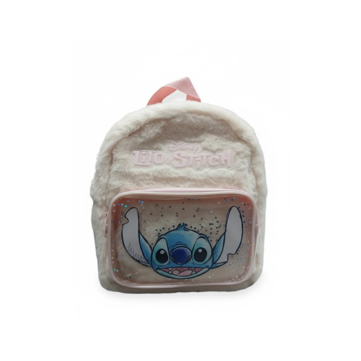 Mochila Escolar Lilo & Stitch con Peluche