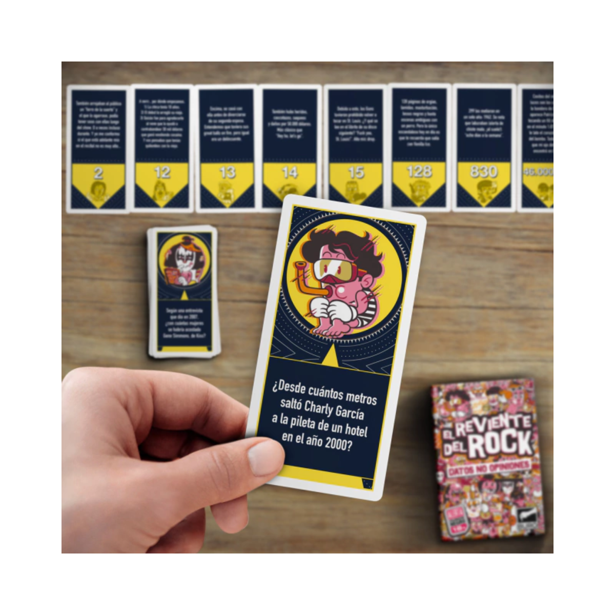 Juego De Cartas Datos No Opiniones: El Reviente Del Rock