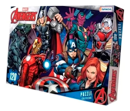Rompecabezas Avengers 120 Piezas Puzzle Marvel Tapimovil