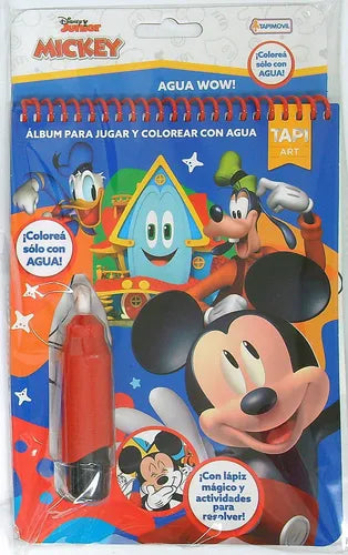 Libro Para Pintar Agua Wow! Mickey