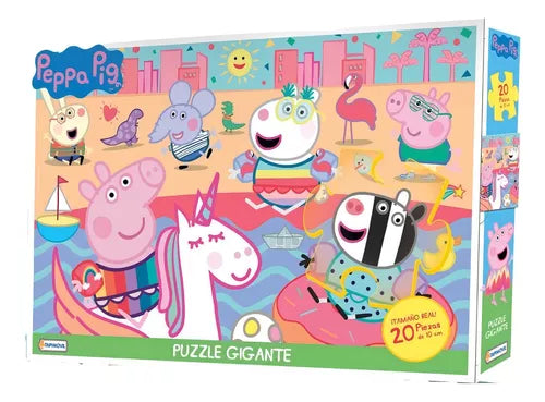 Puzzle Gigante Tapimovil Peppa Pig 20 Piezas Rompecabezas