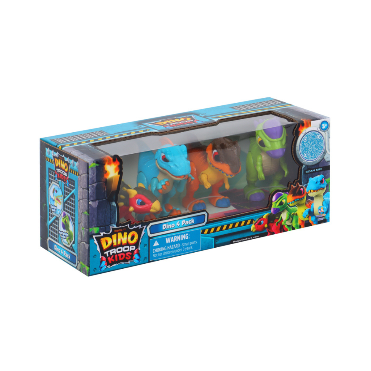 Dinosaurios De Juguete Set x4