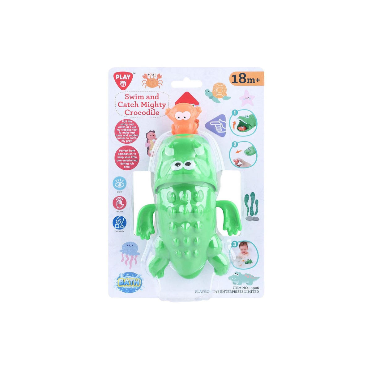 Juego Para El Baño Cocodrillo