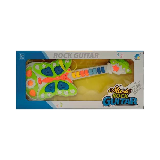 Guitarra Musical Mariposa Verde