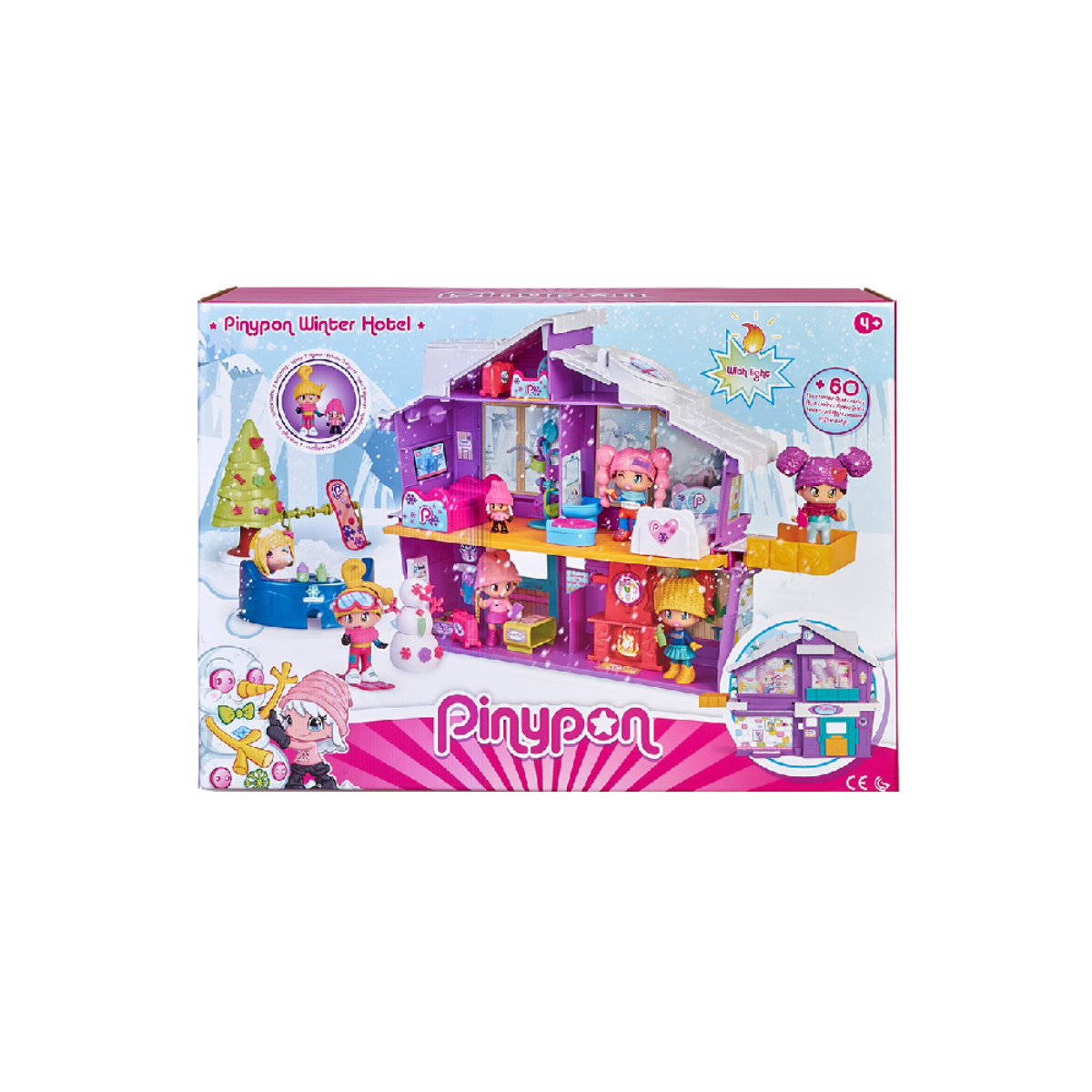 Pinypon Playset Hotel De Invierno Con Accesorios