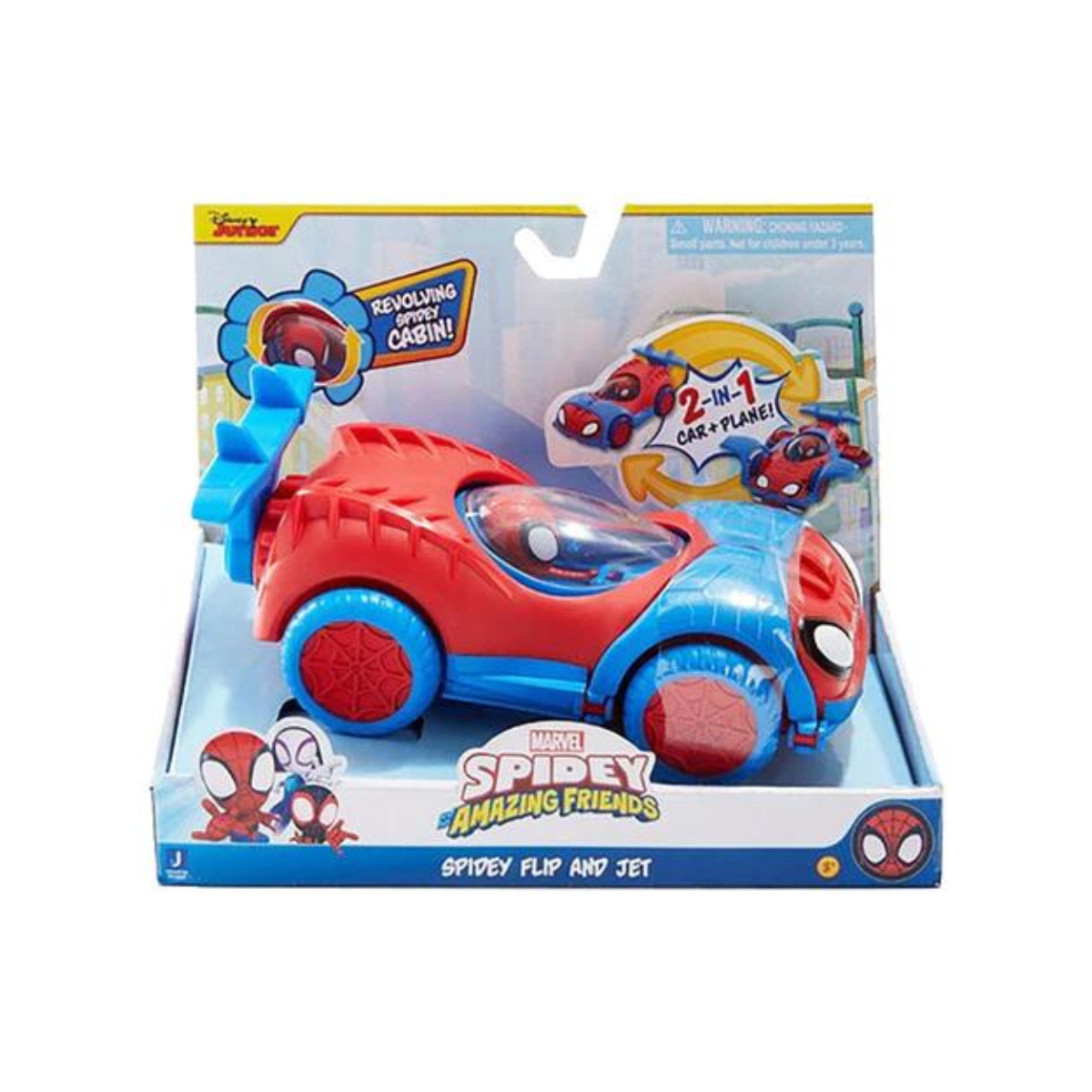 Spidey Vehículo Rueda Libre 2 En 1