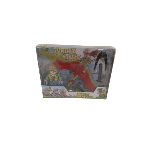 Set De Muñecos Y Dinosaurios