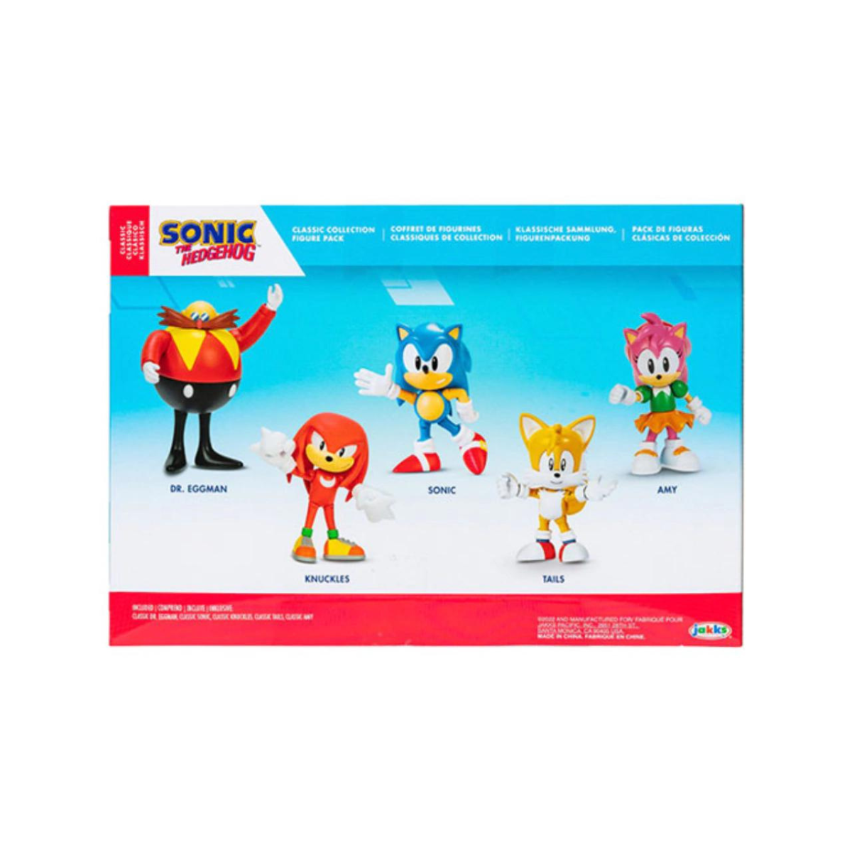 Sonic Pack De 5 Figuras Clásicas De Colección