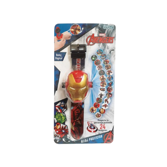 Reloj Proyector Avengers Iron Man
