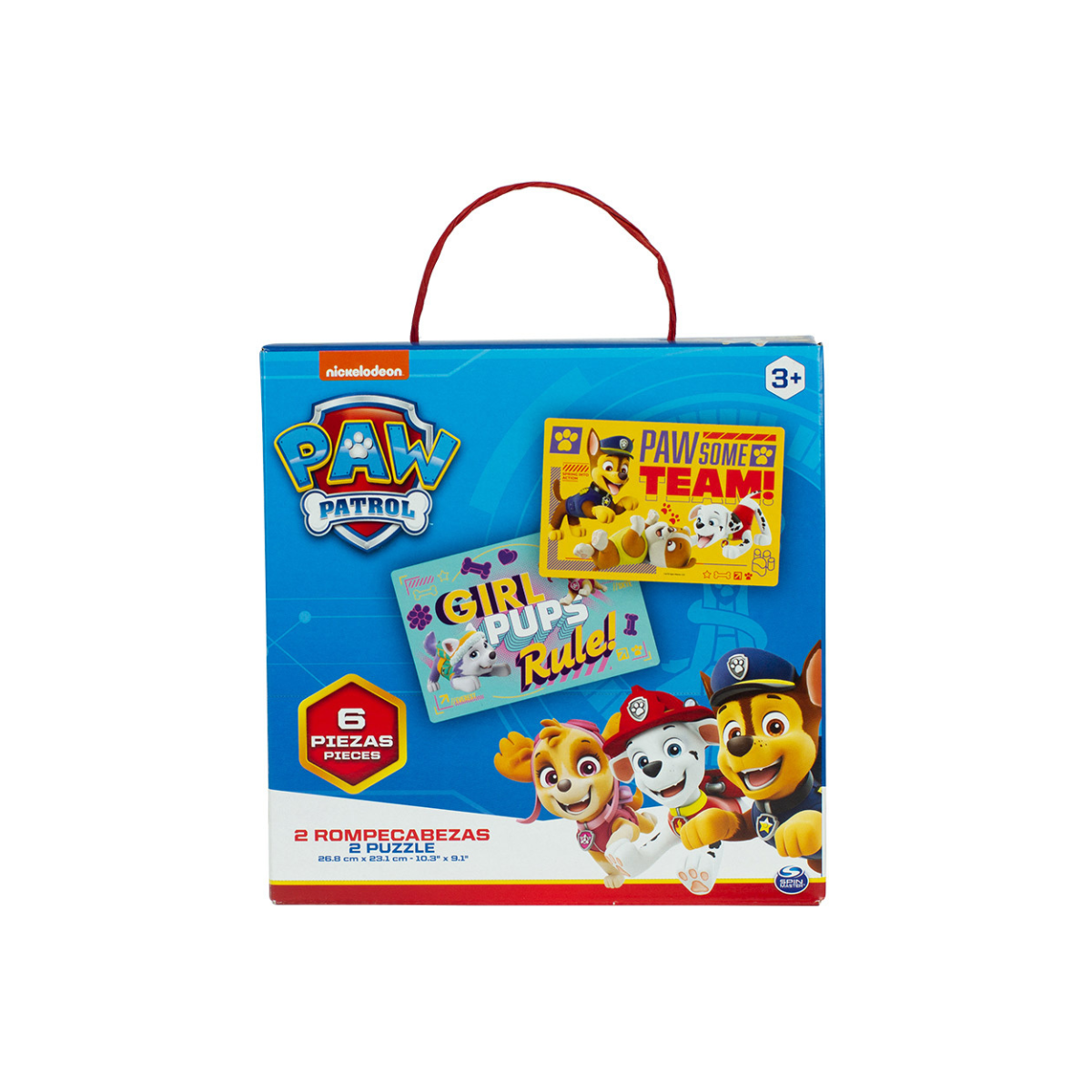 Rompecabezas Paw Patrol x 6 Piezas