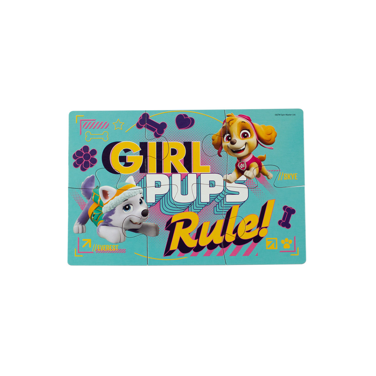 Rompecabezas Paw Patrol x 6 Piezas