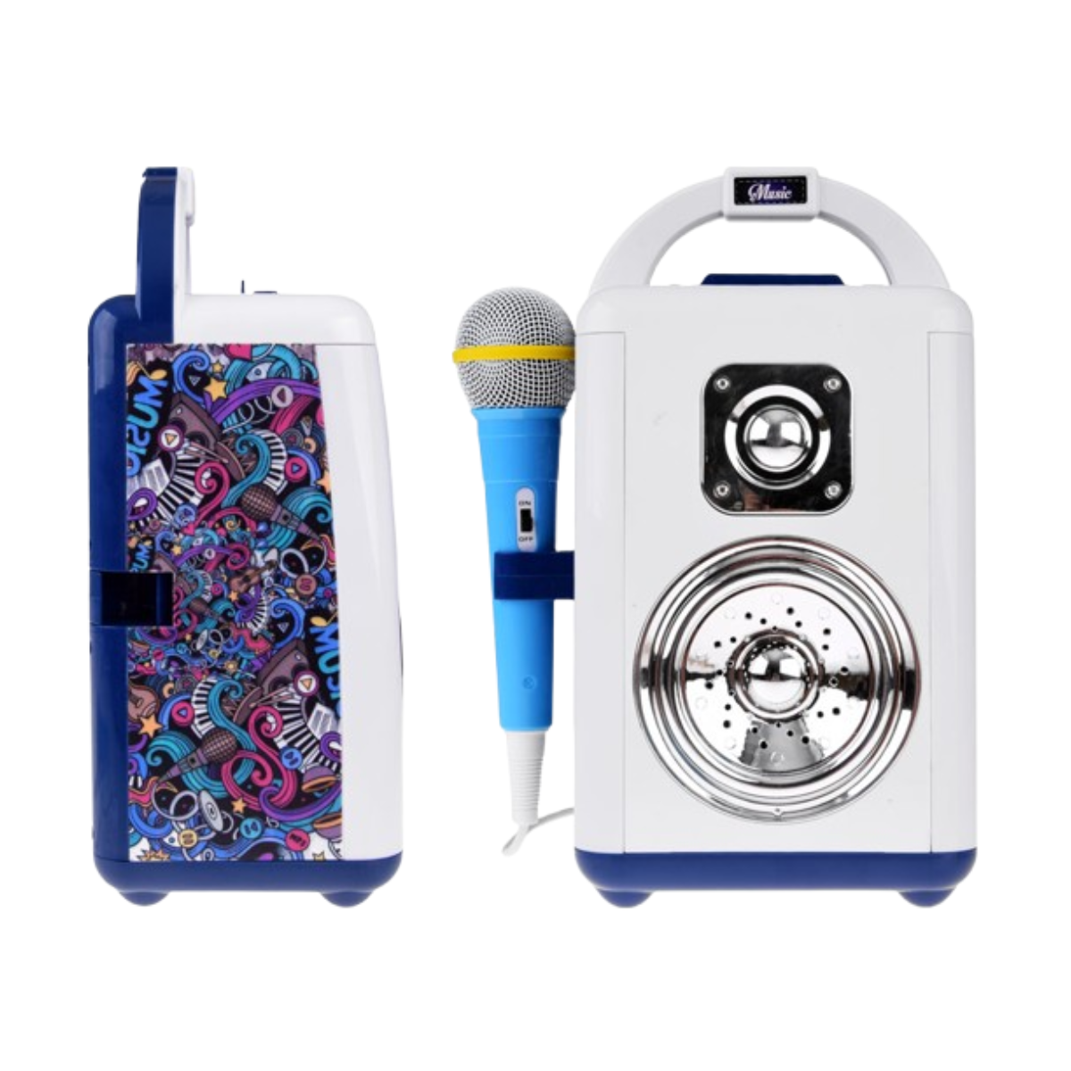 Juguete Amplificador Con Micrófono Y Luces Portátil