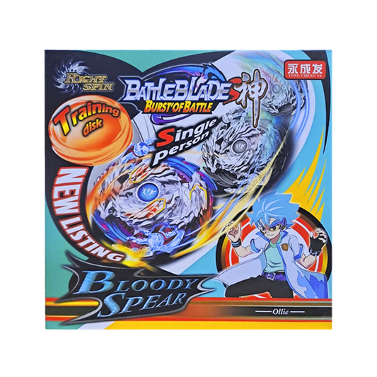 Trompo Con Lanzador Battle Blades Single Person Right Spin