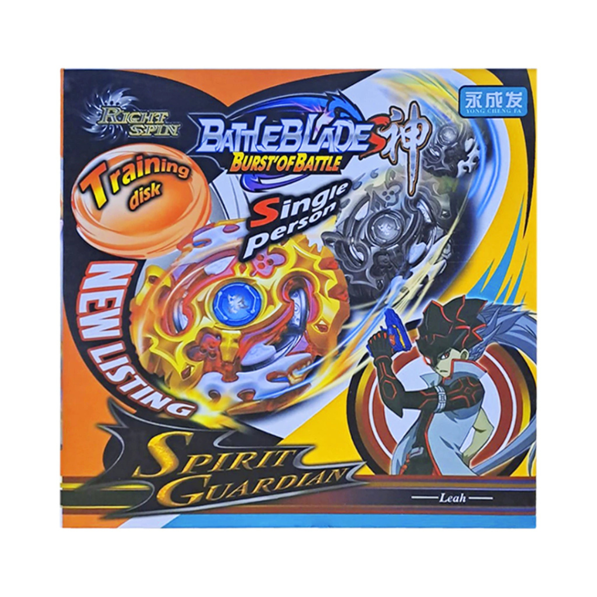 Trompo Con Lanzador Battle Blades Single Person Right Spin