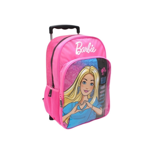 Mochila Barbie Con Ruedas 16 Pulgadas Wabro