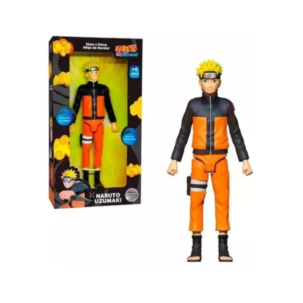 Figura Articulada Naruto Uzumaki Shippuden 24cm