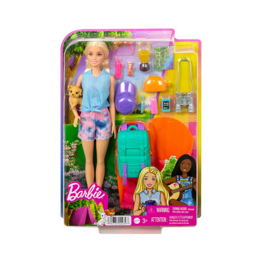 Muñeca Barbie Malibú Día De Campamento