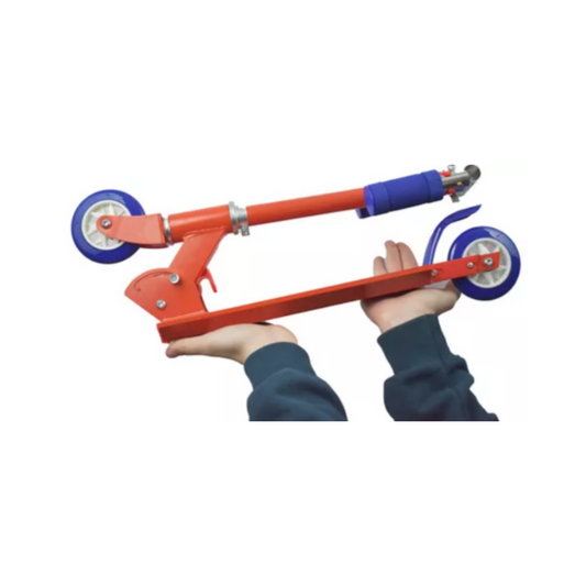 Monopatín Infantil Aluminio Rojo Clásico Plegable