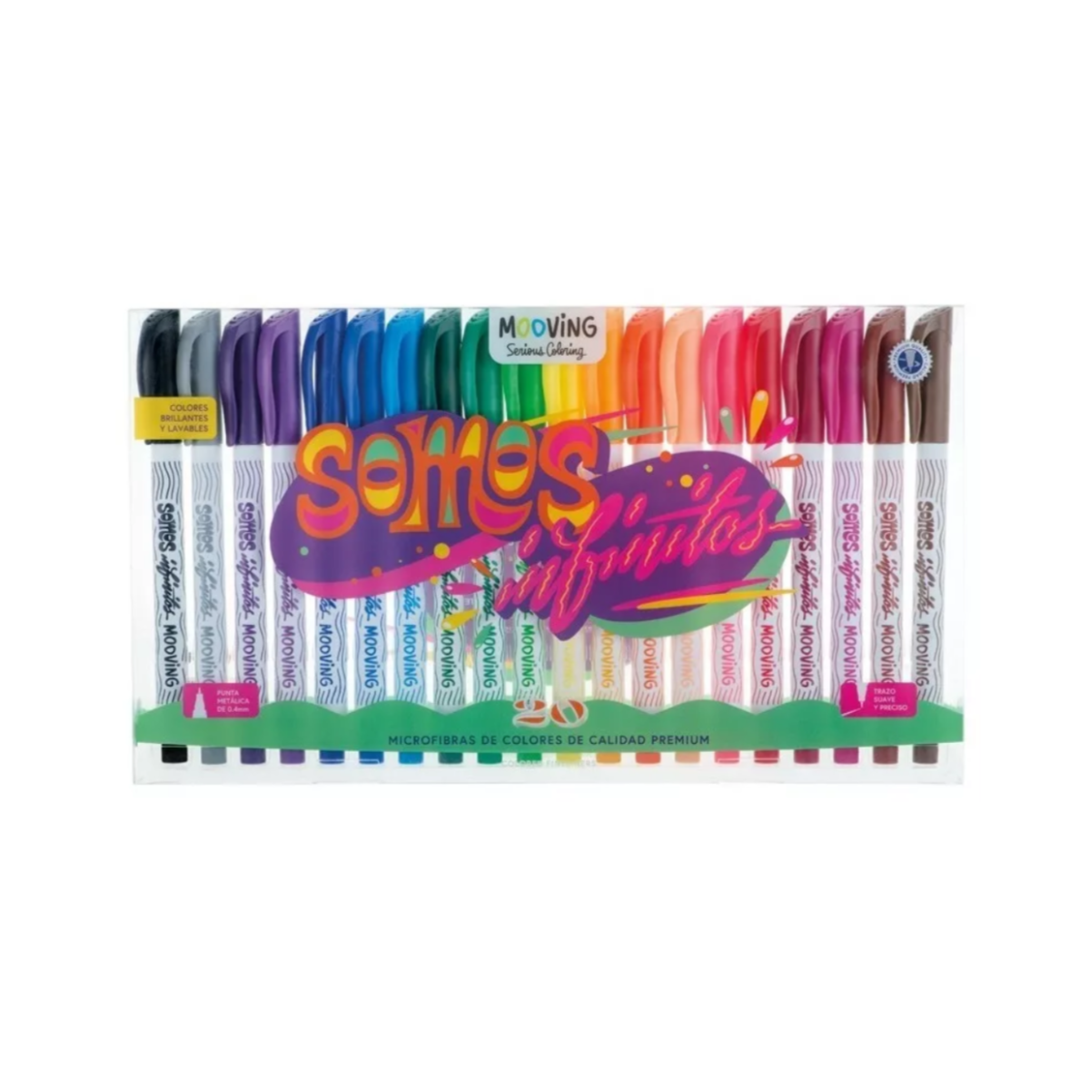 Microfibras De Colores 20 Unidades Coloring