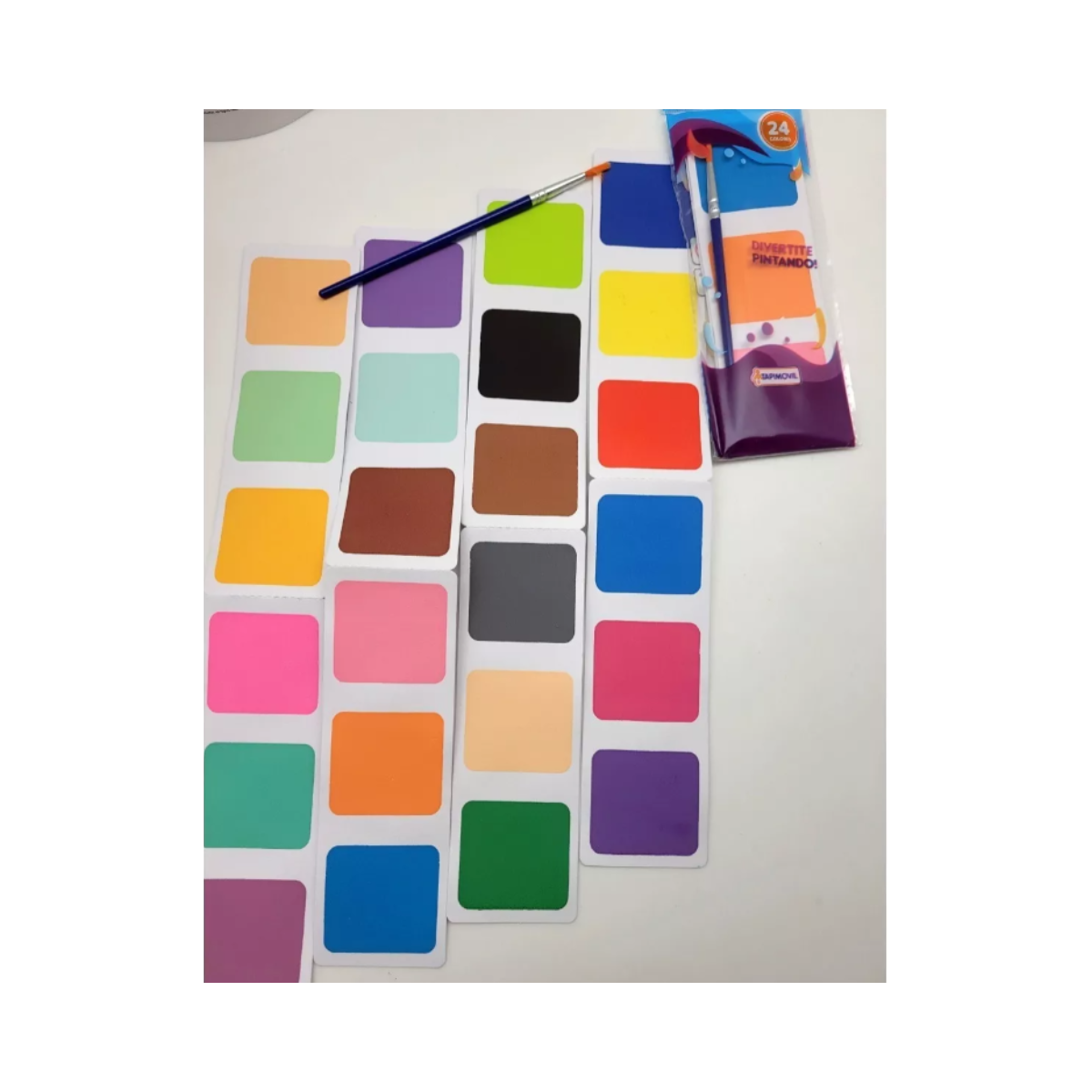 Pintando Con Acuarelas Trolls 24 Colores