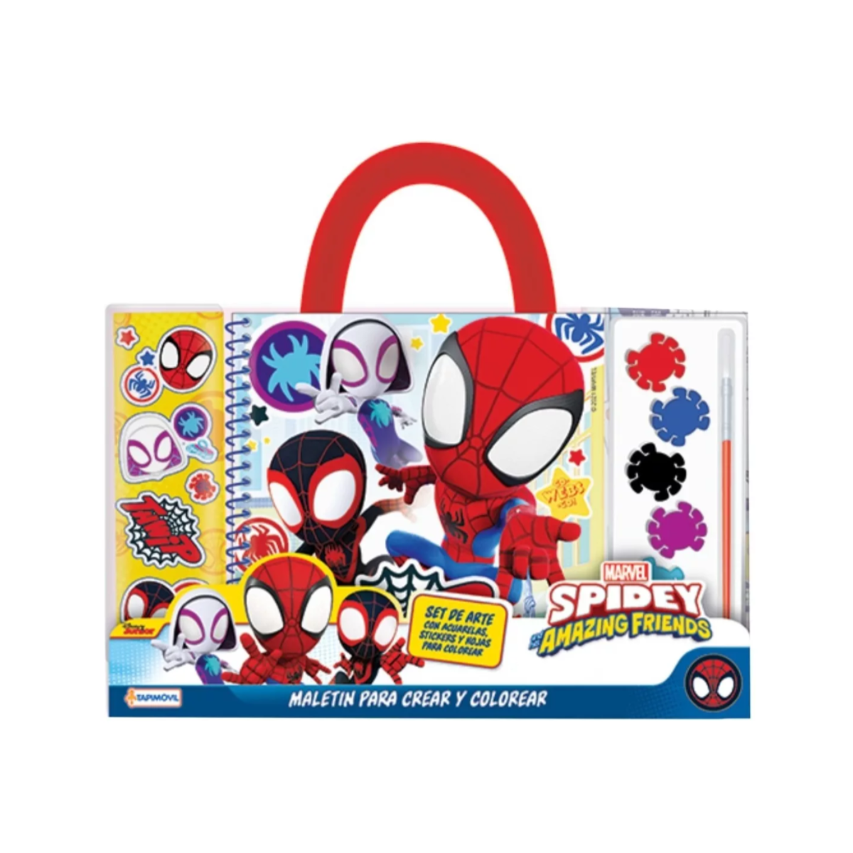 Maletín Spidey Para Crear Y Colorear