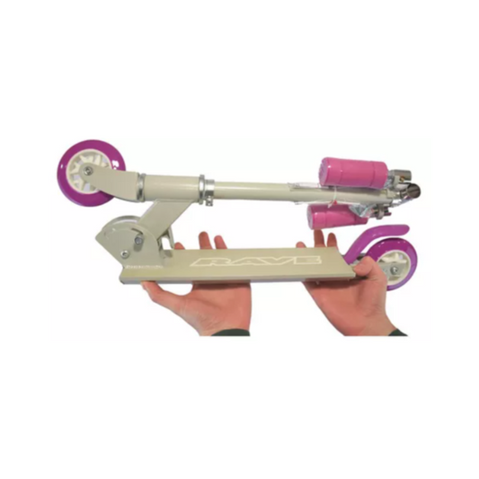 Monopatín Infantil Aluminio Violeta Clásico Plegable