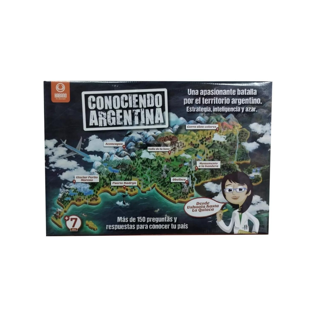 Juego de Mesa Conociendo Argentina Habano